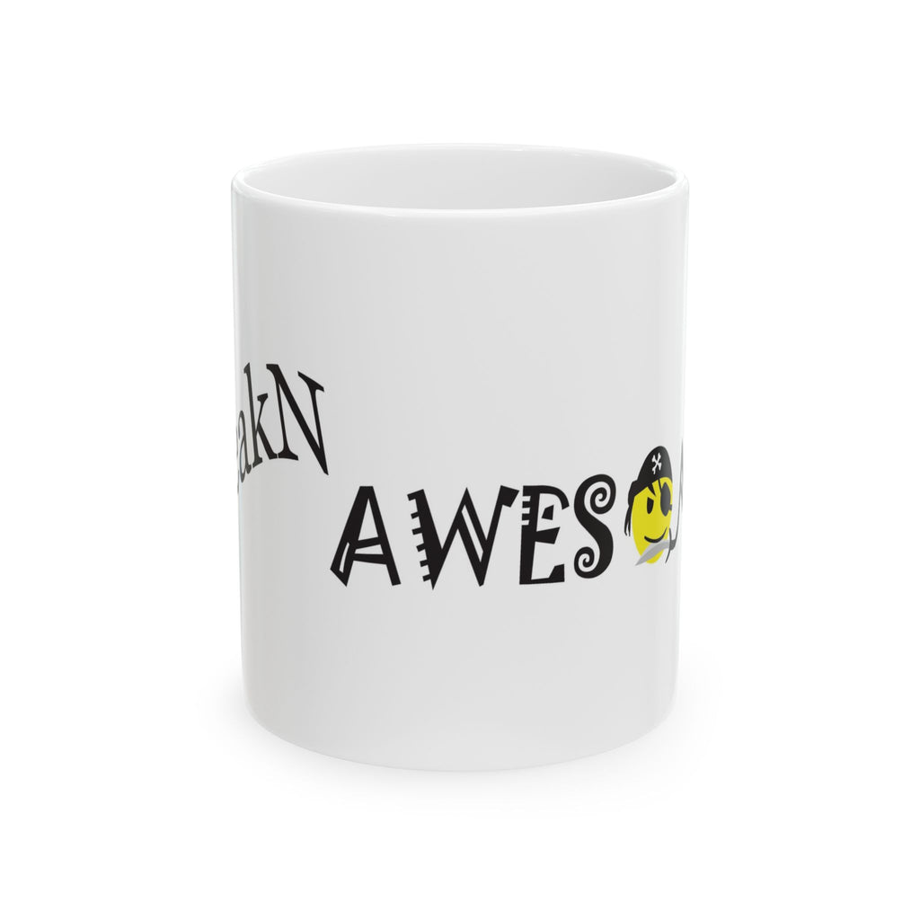 Smiley Pirate "Awes" Ceramic Mug | 11oz 15oz